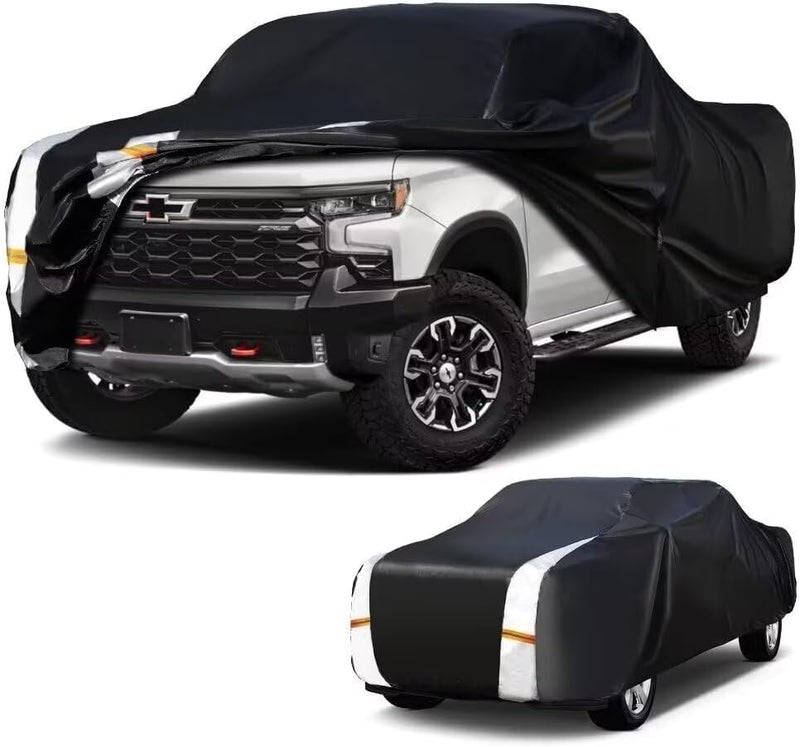 Cotryvox Colorado Truck Cover Custom Fit 2003-2026 Extended/Crew Cab SB (5'-6.1') with Door Zipper, 12 Layers Full Exterior Pickup Truck Cover Waterproof All Weather, Wind Dust Sun and UV Protector. - Image 1